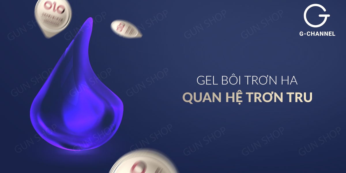  Bán Bao cao su OLO 0.01 Xanh - Siêu mỏng mát lạnh kéo dài thời gian - Hộp 10 cái cao cấp