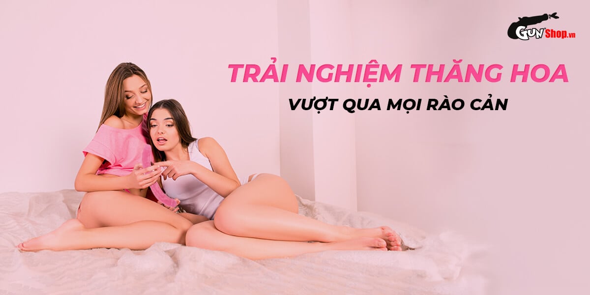 Dương vật giả 2 đầu Chisa Hi-Rubber 12.8 Inch Hồng