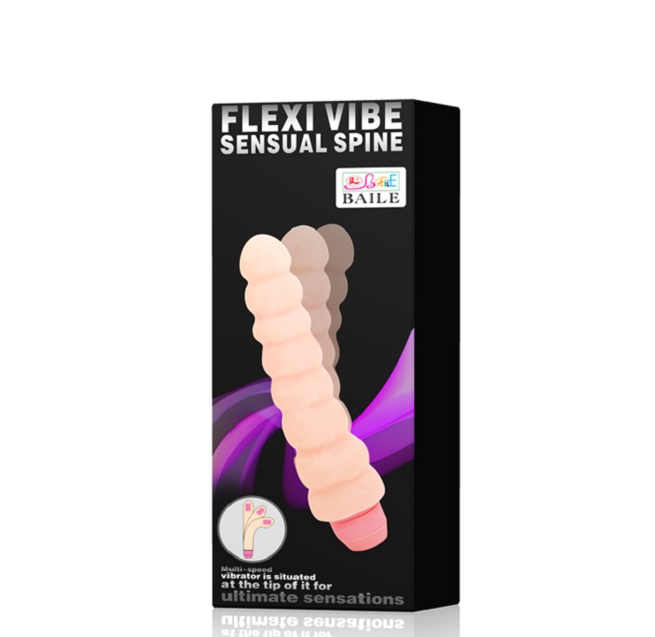 Cung cấp Dương vật giả cầm tay Baile Flexi Vibe Sensual Spine gân nổi sóng massage điểm G sướng mãnh liệt giá tốt