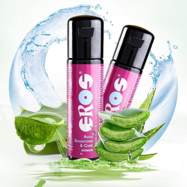  Đại lý Gel bôi trơn tăng khoái cảm làm hồng âm đạo Eros Aqua Sensation & Care 100ml hàng xách tay