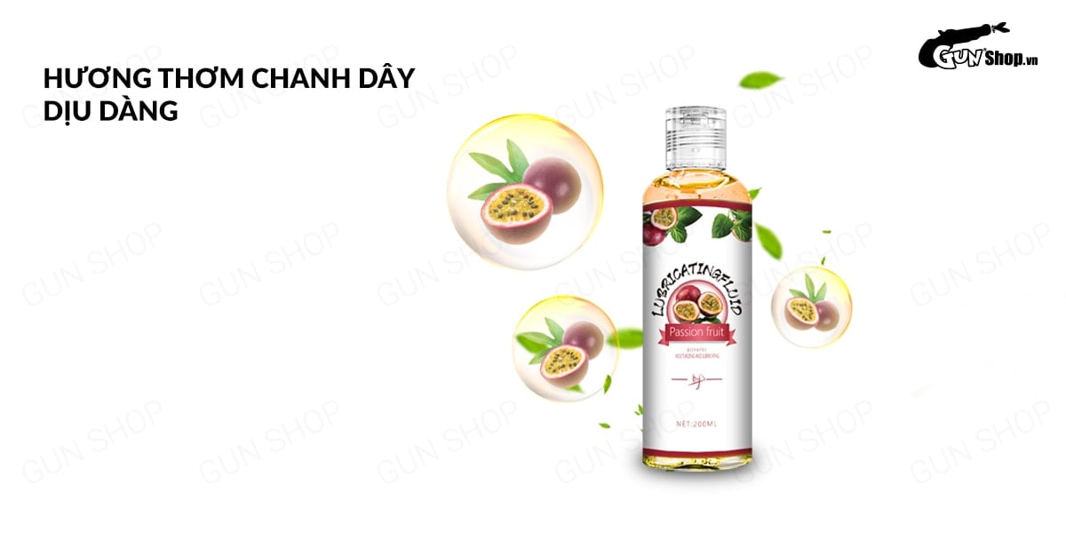  Đại lý Gel bôi trơn hương chanh dây - Boyafei Passion Fruit - Chai 200ml giá tốt