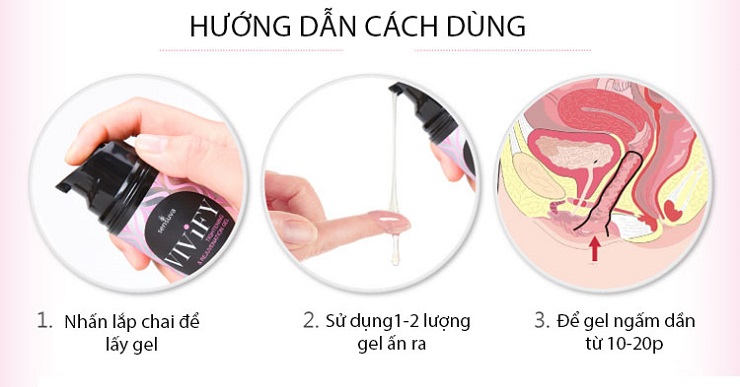  Mua Gel bôi trơn se khít âm đạo kéo dài cực khoái cho nữ giới ViViFy Made in USA cao cấp