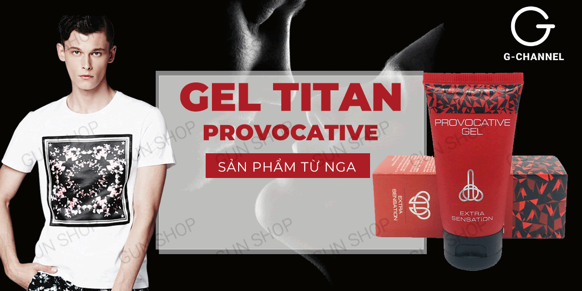  Nhập sỉ Gel bôi trơn tăng kích thước cho nam - Titan Provocative - Chai 50ml giá sỉ