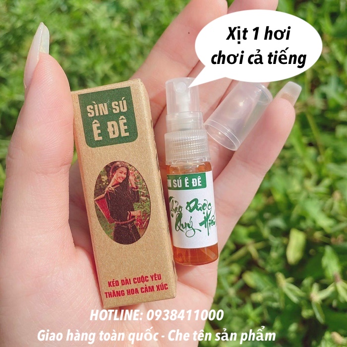  Sỉ Sìn sú dân tộc Ê Đê chính hãng dạng xịt kéo dài thời gian quan hệ chai nhỏ 5ml nhập khẩu