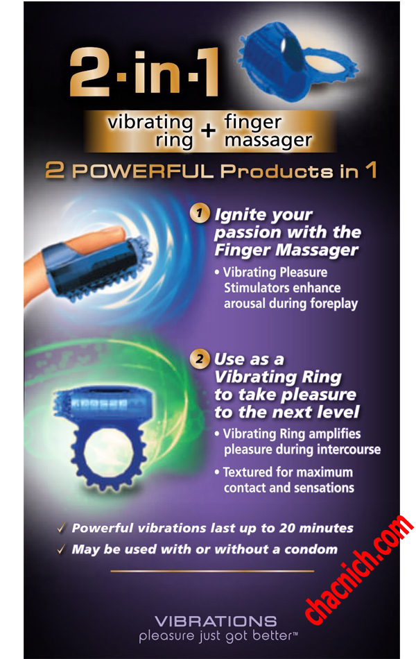 Cung cấp Vòng rung kép độc đáo mới lạ Trojan Vibration 2in1 tốt nhất